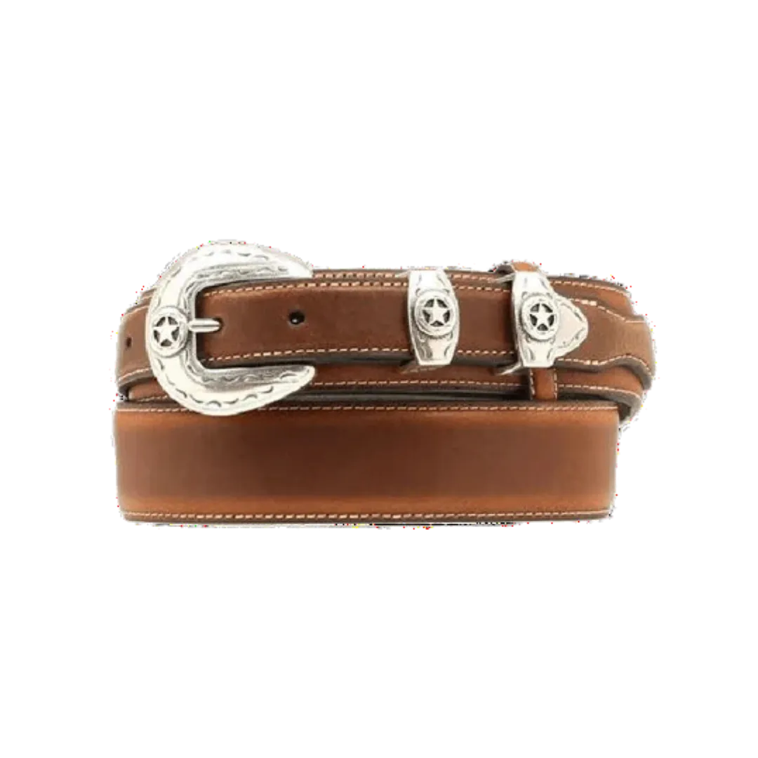 M&f Men's Nocona Ranger Western Brown Star Belt