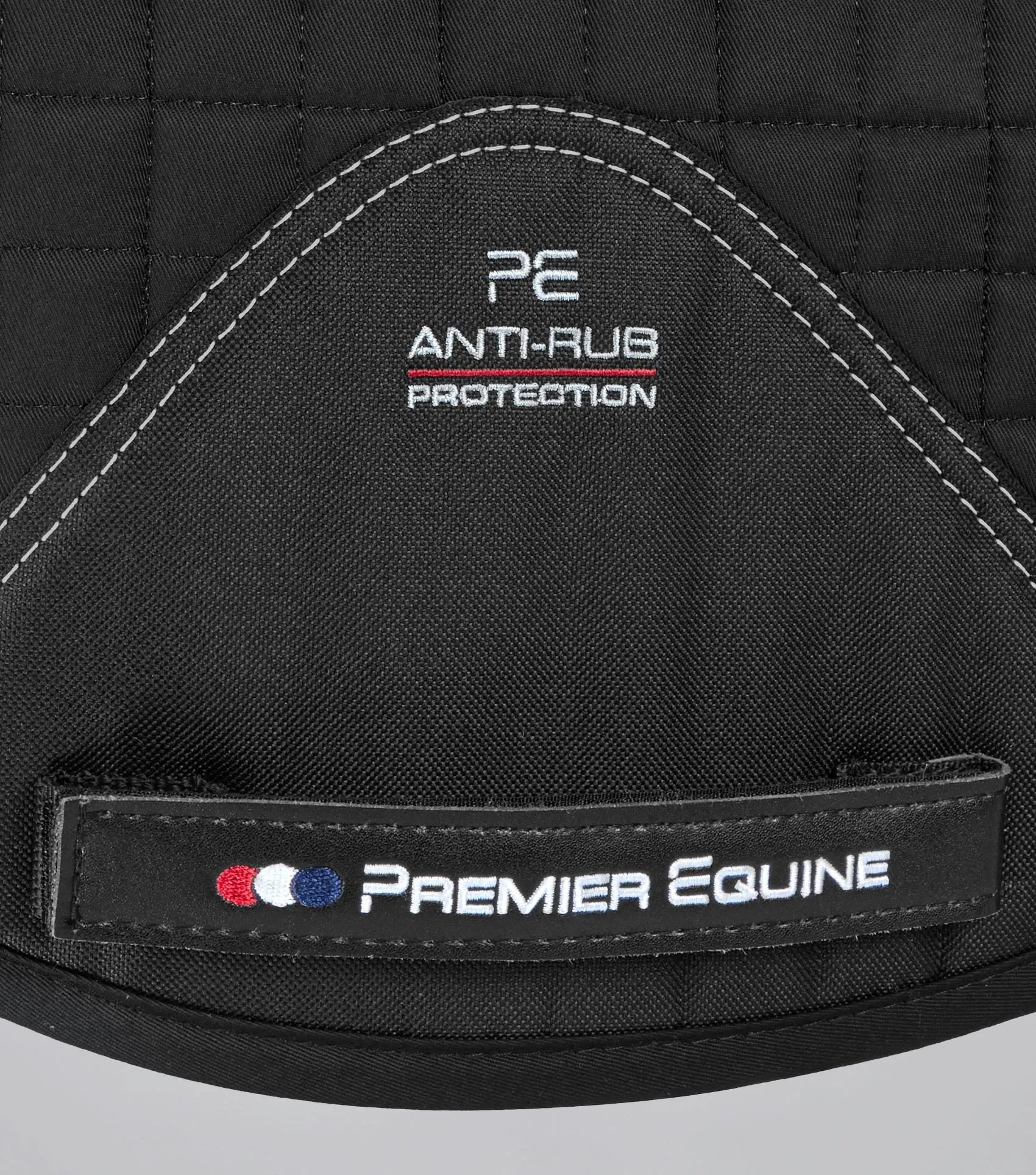 Merino Wool Saddle Pad - GP/Jump Numnah Black/Black Wool