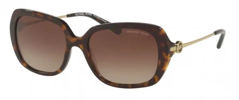 Michael Kors Carmel Sunglasses - Dark Tortoise/Smoke Gradient