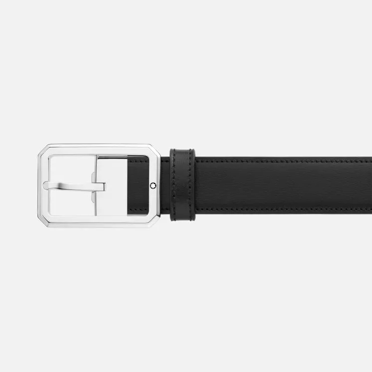 Montblanc Black/Brown 30 MM Reversible Leather Belt 128761