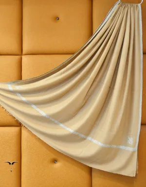 Natural Pashmina Shawl In Sozni 6961