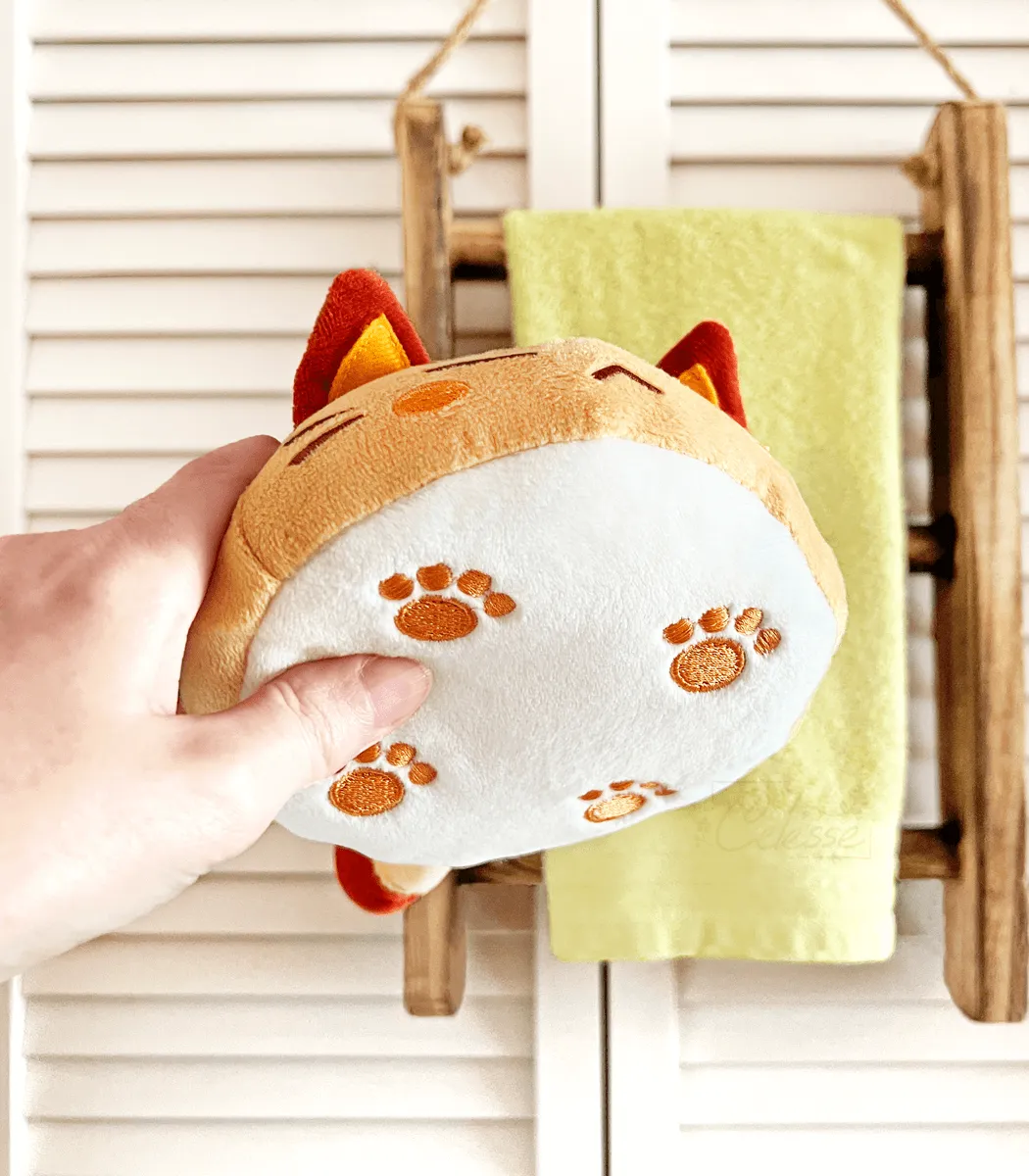 Nyanpan Cat Red Bean Plush