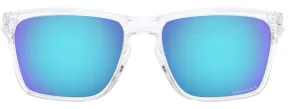 Oakley Mens Sylas Polished Clear Frame - Prizm Sapphire Lens - Non Polarized Sunglasses