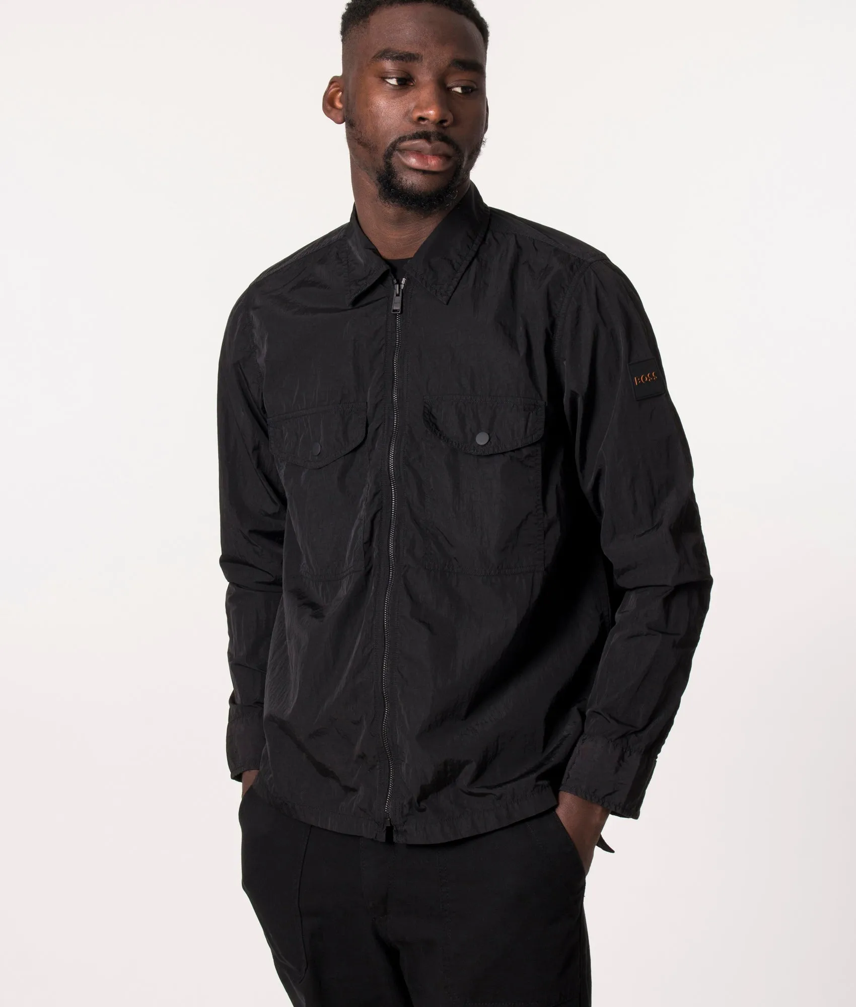 Oversized Zip Through Lovel 8 Overshirt