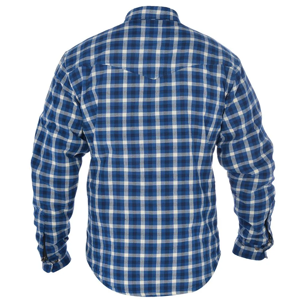 Oxford Kickback Chequered Shirt - Blue / White