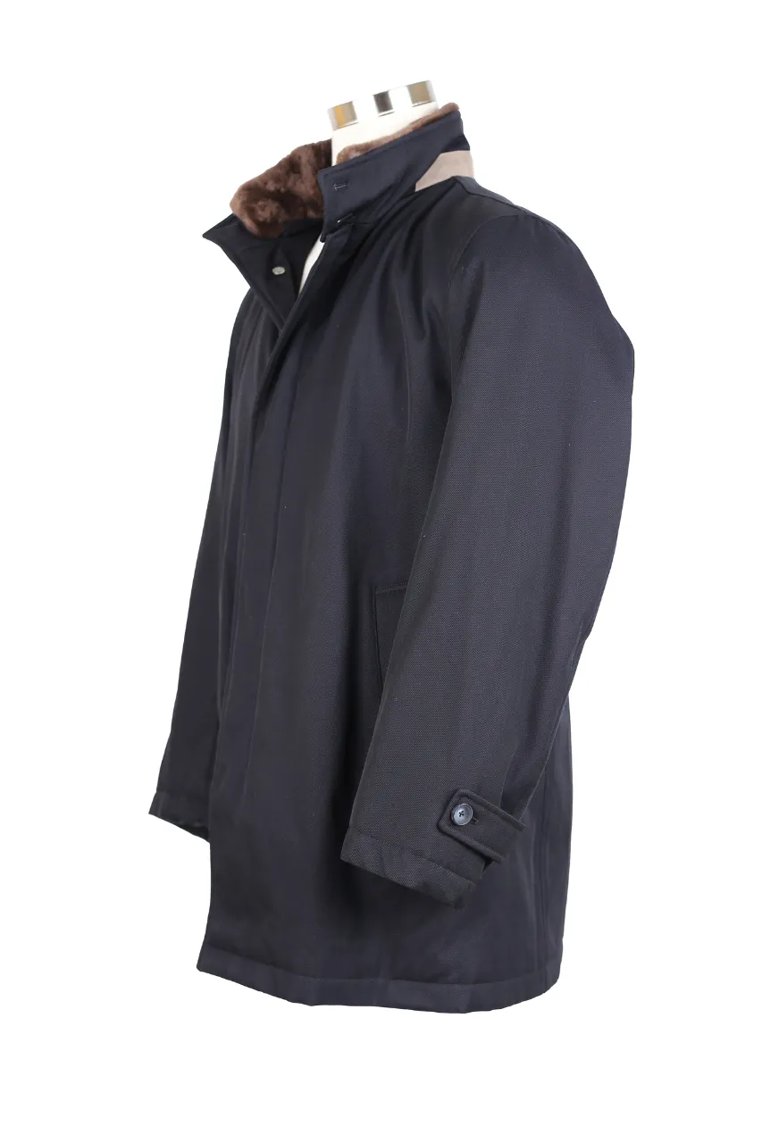 Padded Parka w/ Fur Collar- Loro Piana Storm System