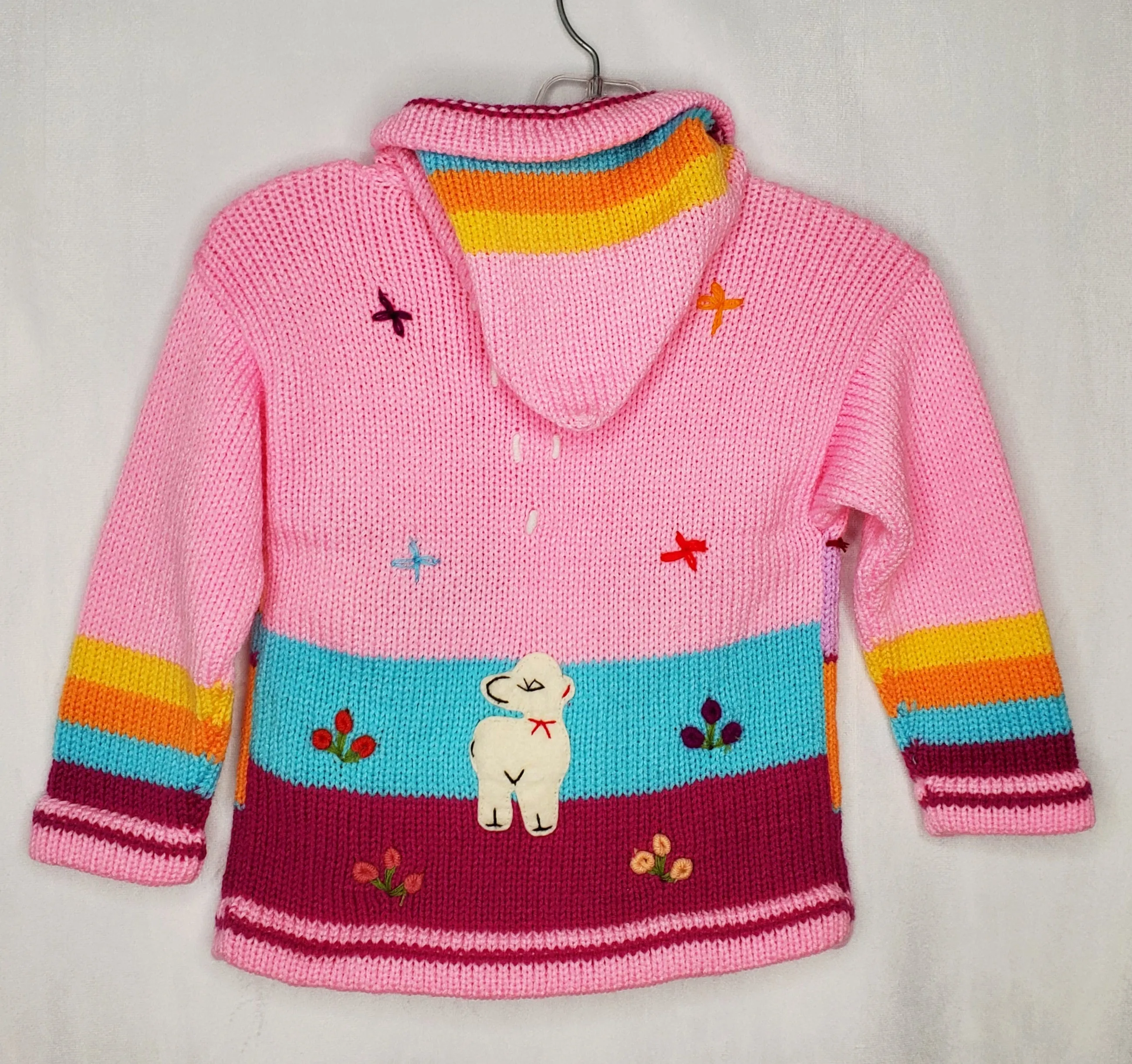 Peruvian Sweater - Pink 3-4