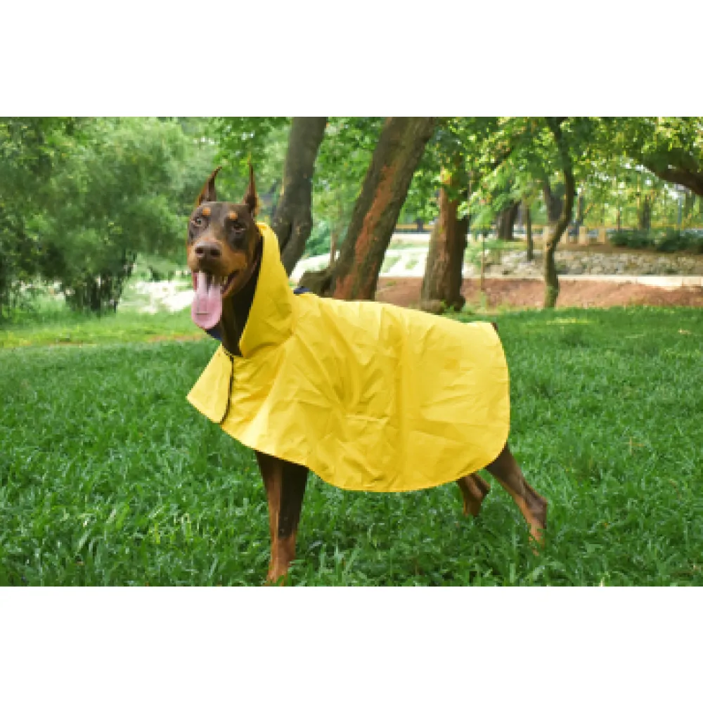 Pet Set Go Cape Style Raincoat for Dogs (Yellow)