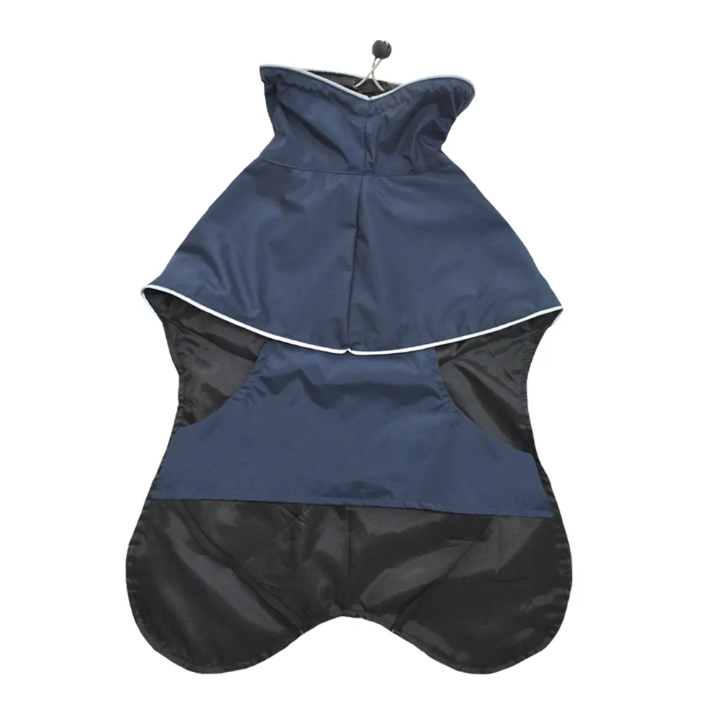 Pets Way TPU Thunder Raincoat for Dogs (Navy)