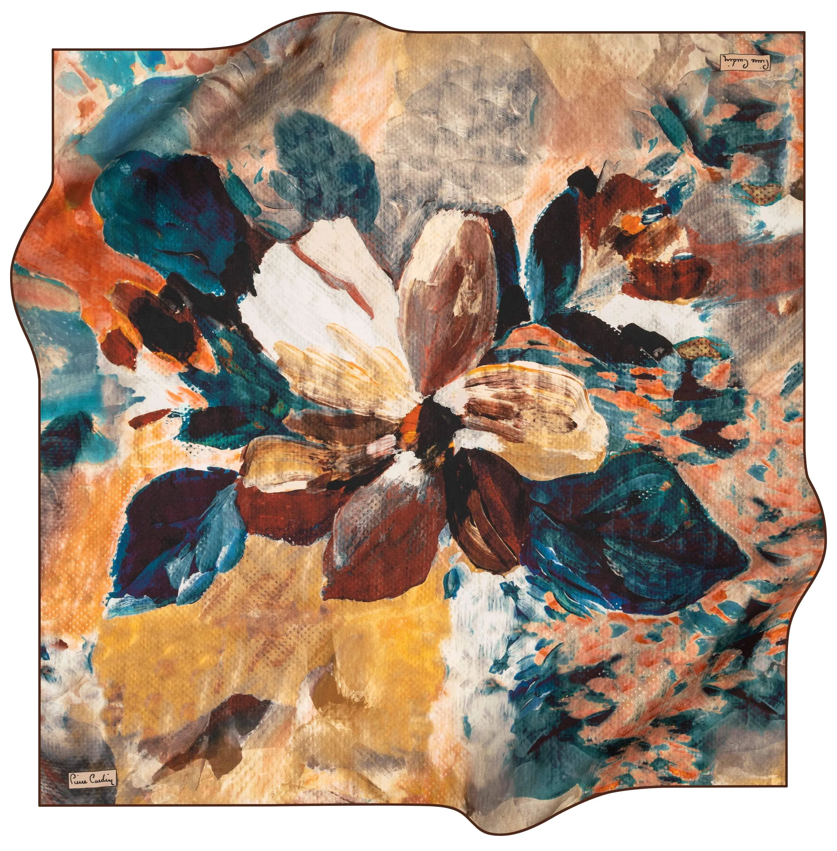 Pierre Cardin Nina Floral Silk Scarf No. 41