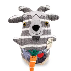 Plush - Goat with Carrot by Happy Groundhog Studio