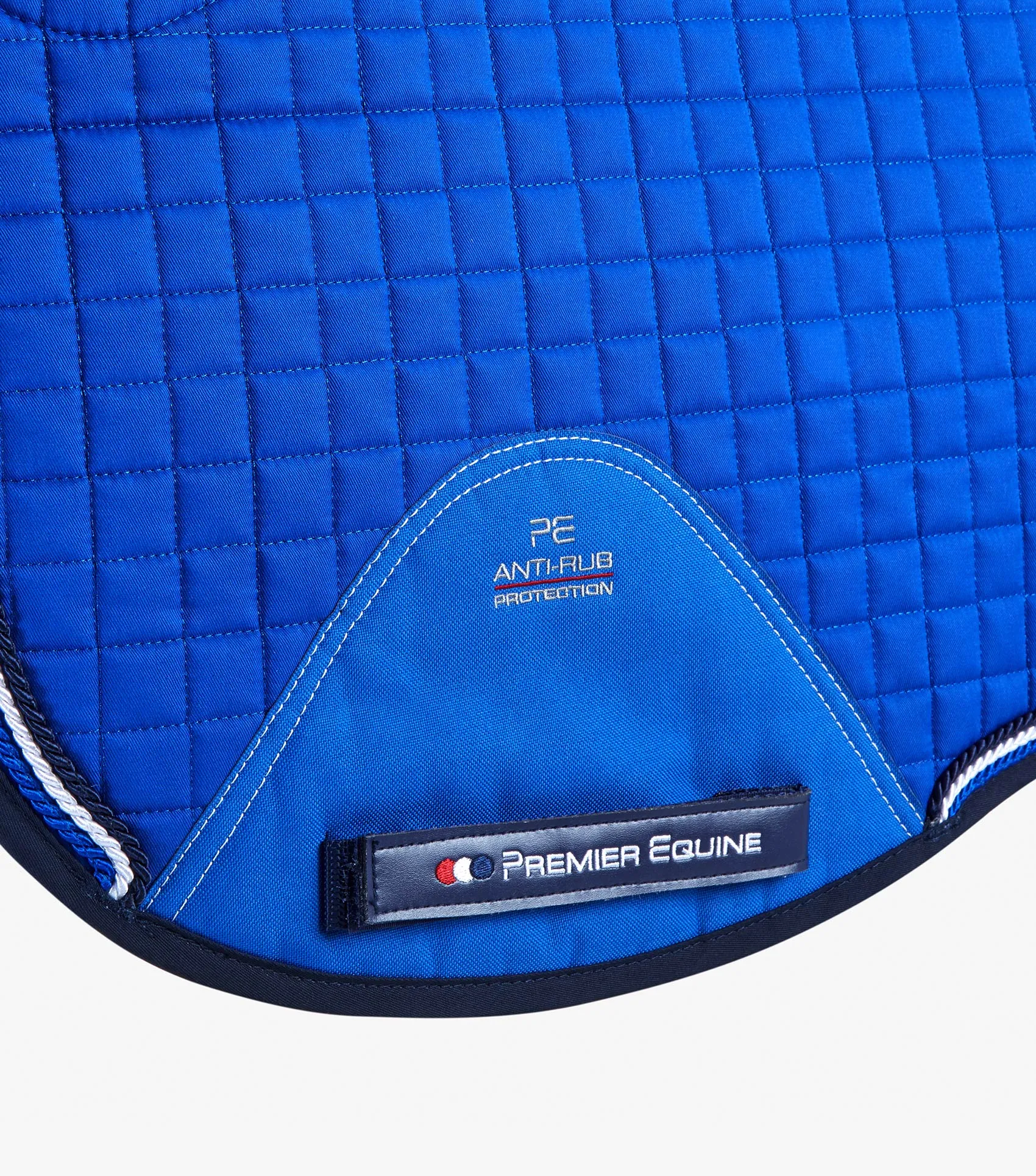 Premier Equine Merino Wool Half Lined European Dressage Pad Royal Blue/Navy