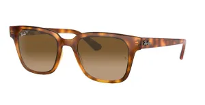 Ray-Ban RB4323 Polarized Sunglasses - Havana/Brown Gradient