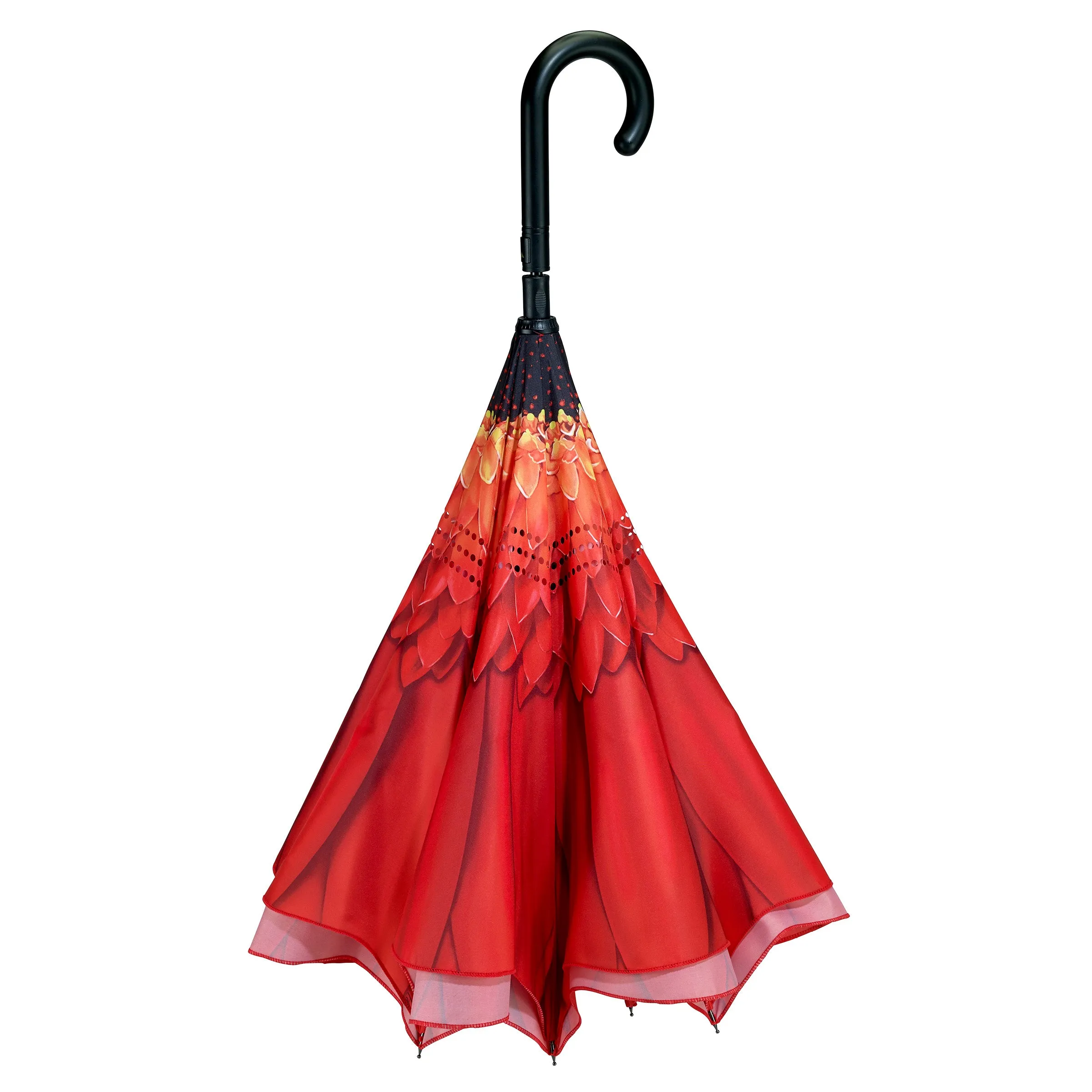 Red Daisy Stick Umbrella RC