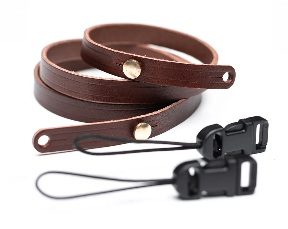 Robrasim Vegetable Tanned Leather shoulder belts, Handmade Shoulder Leahter Strap for Messenger, telescope, Camera and More