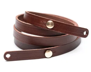 Robrasim Vegetable Tanned Leather shoulder belts, Handmade Shoulder Leahter Strap for Messenger, telescope, Camera and More