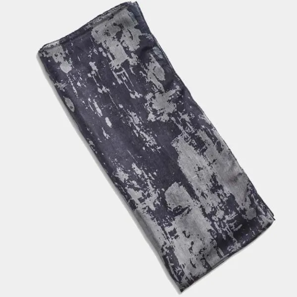 Silk Scarf - Baroque Navy