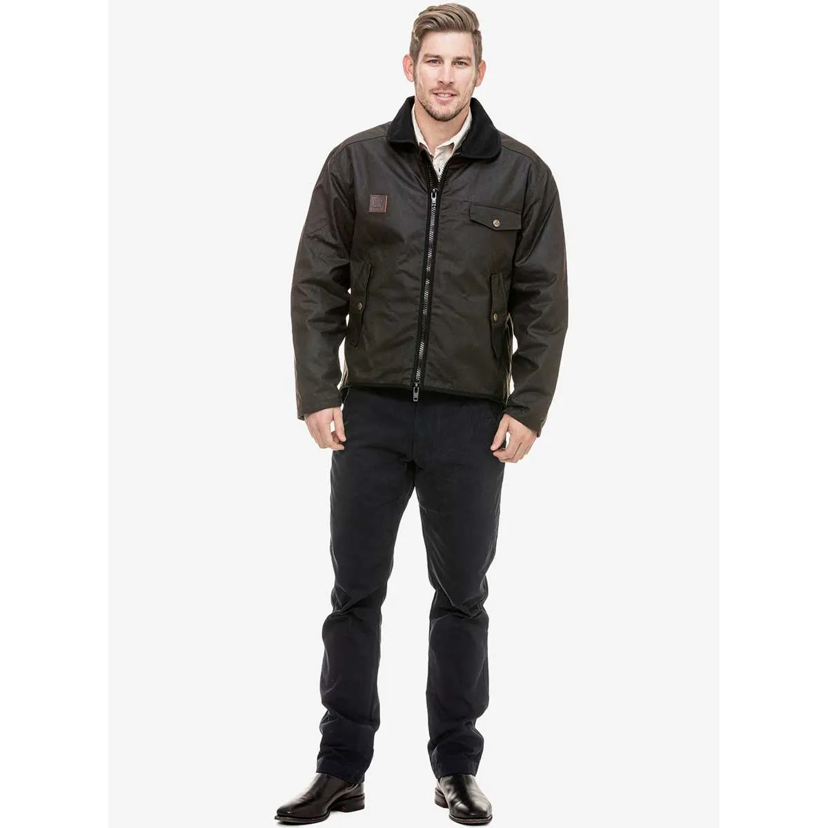 Swanndri Waimak Wool-lined Oilskin Jacket