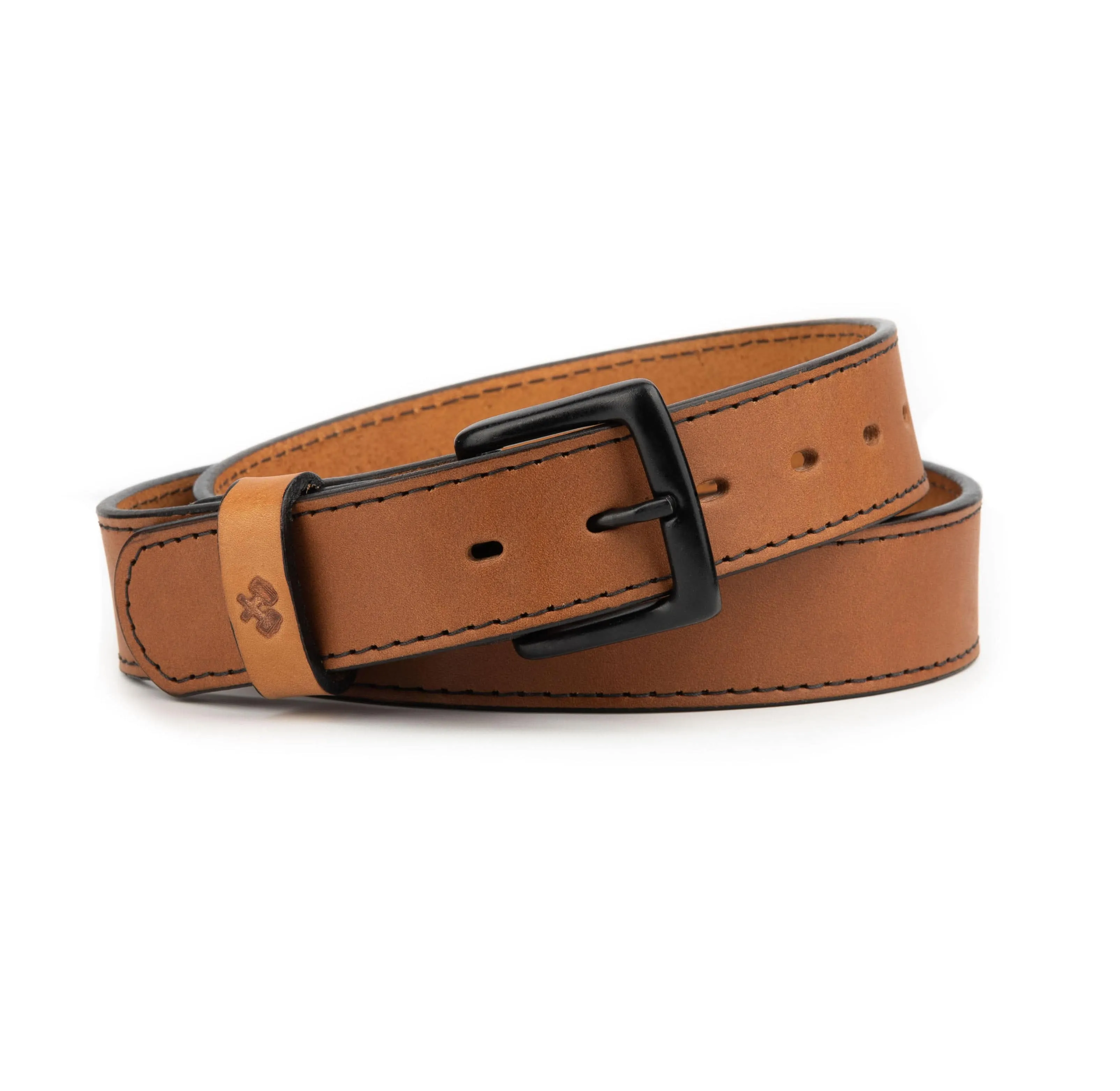 The All American Stitched Leather Belt