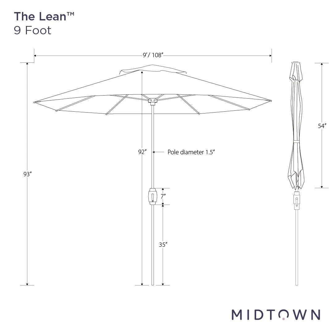 The Lean™ - Sunbrella Bay Brown