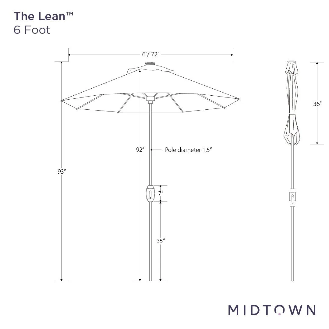 The Lean™ - Sunbrella Bay Brown