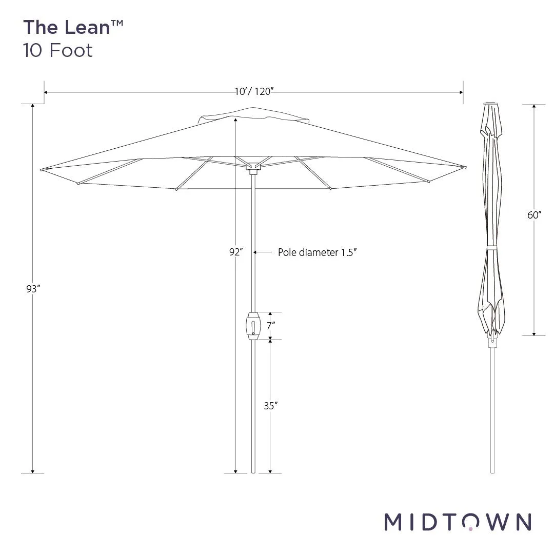 The Lean™ - Sunbrella Bay Brown