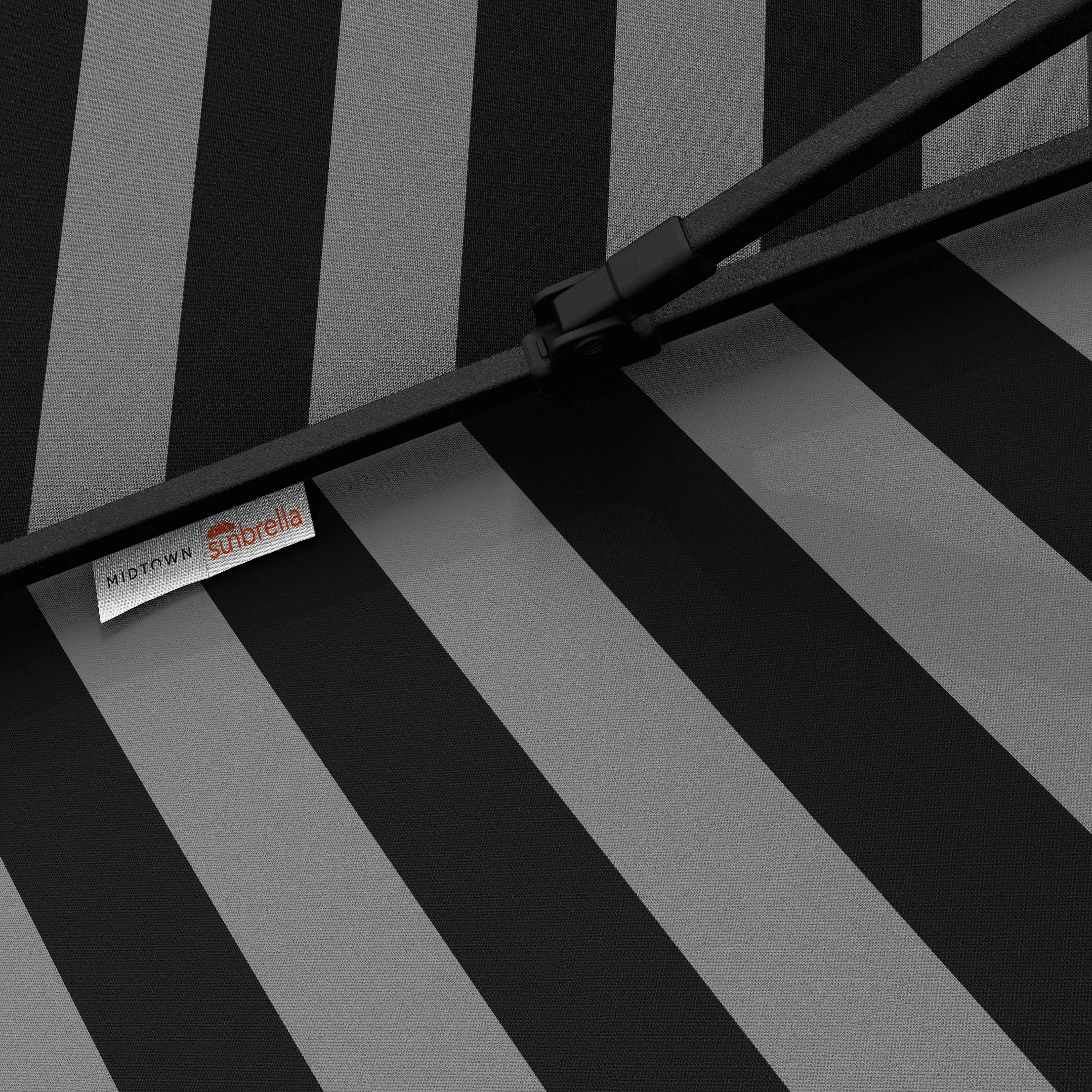 The Push and Pop™ - Sunbrella Black & Grey