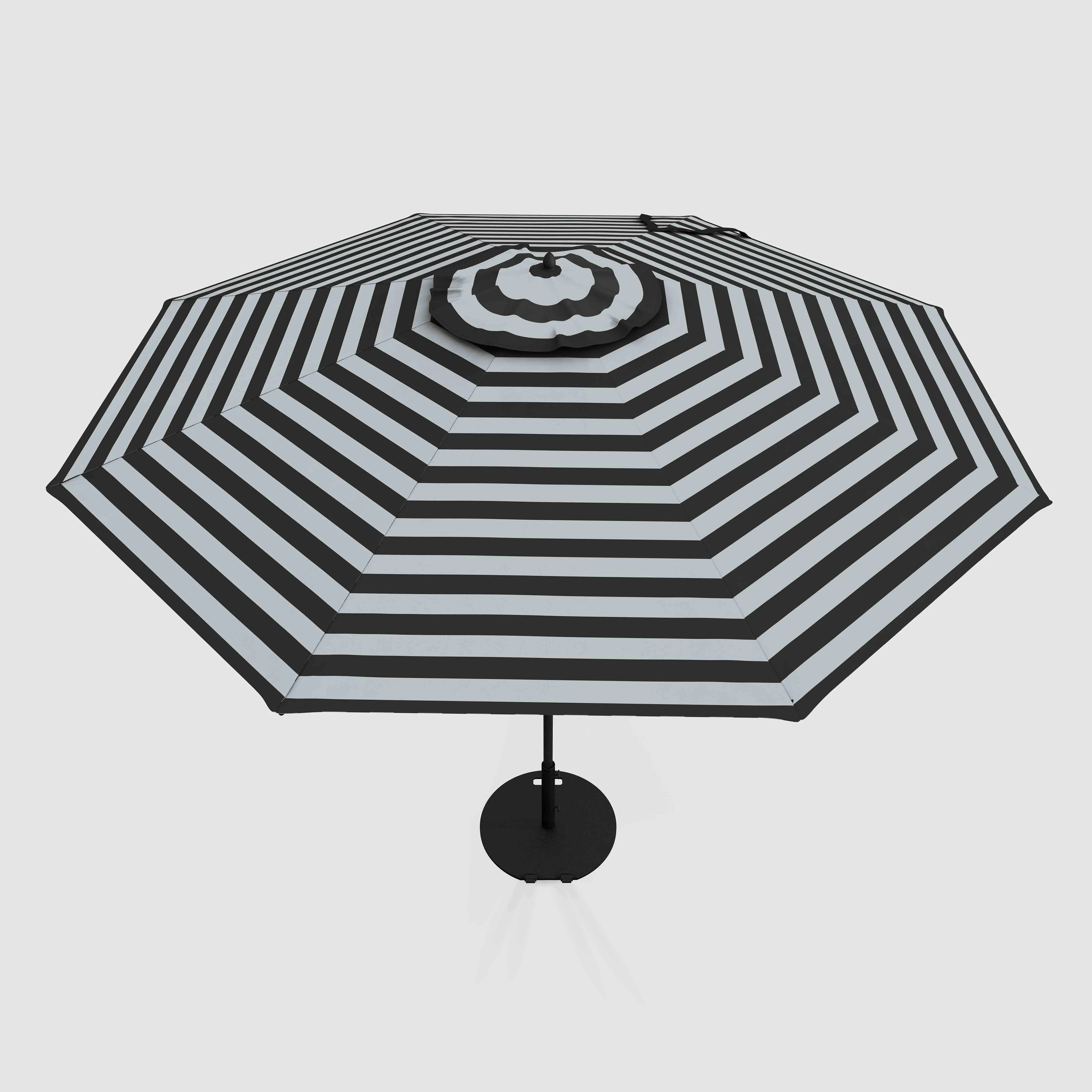 The Push and Pop™ - Sunbrella Black & Grey