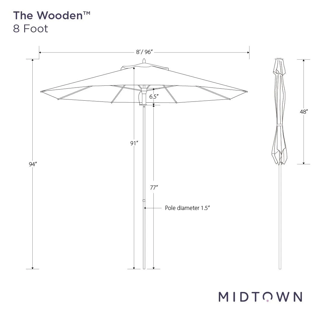 The Wooden™ - Sunbrella Cast Slate