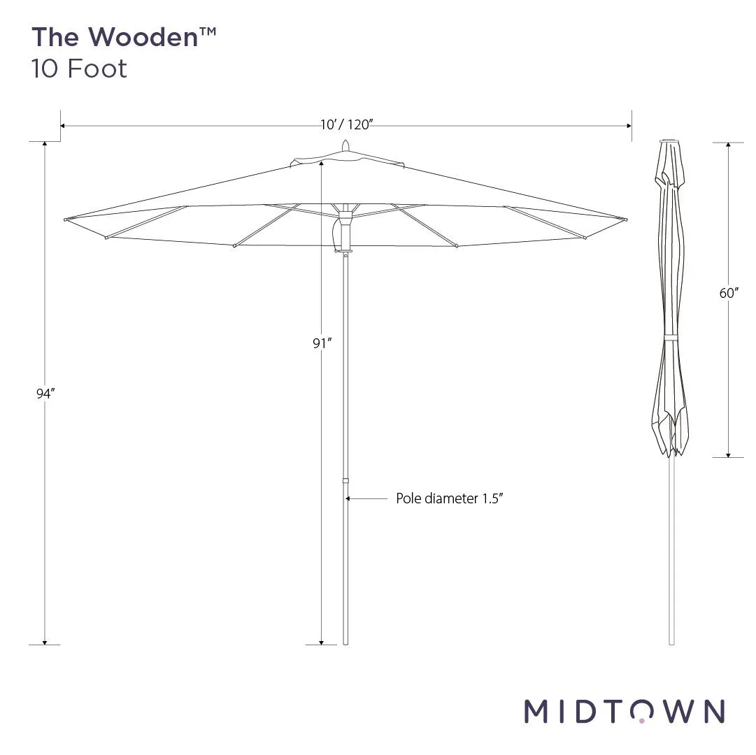 The Wooden™ - Sunbrella Cast Slate