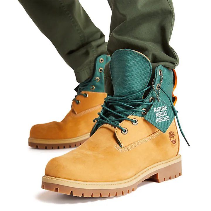 Timberland PREMIUM 6 IN TREDLIGHT WATERPROOF BOOT Men’s - ARMY GREEN/WHEAT NUBUCK