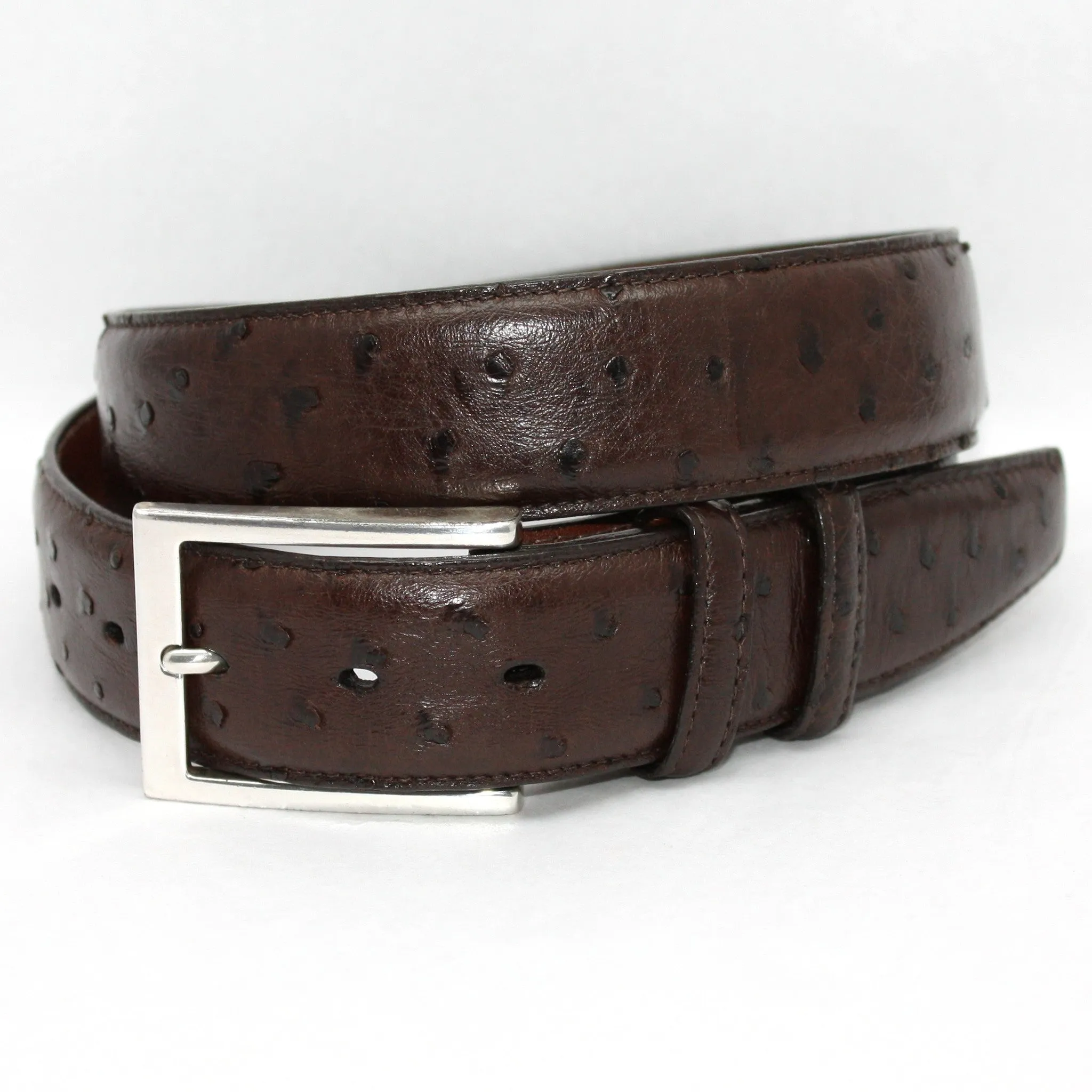 Torino South African Ostrich Quilled Belt