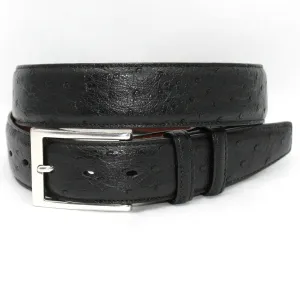 Torino South African Ostrich Quilled Belt