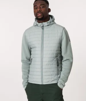 Vert Zip Through Hooded Hybrid jacket