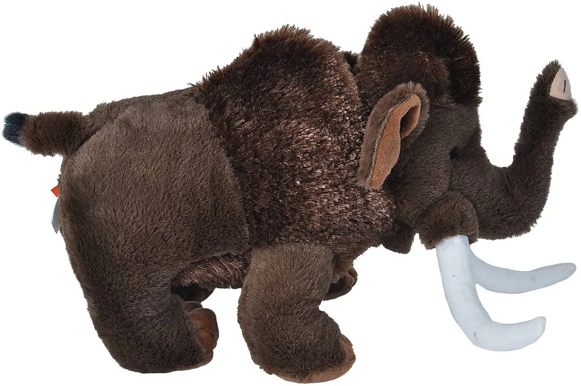 Wild Republic Woolly Mammoth Plush, Stuffed Animal, Plush Toy, Gifts for Kids, Cuddlekins 12"