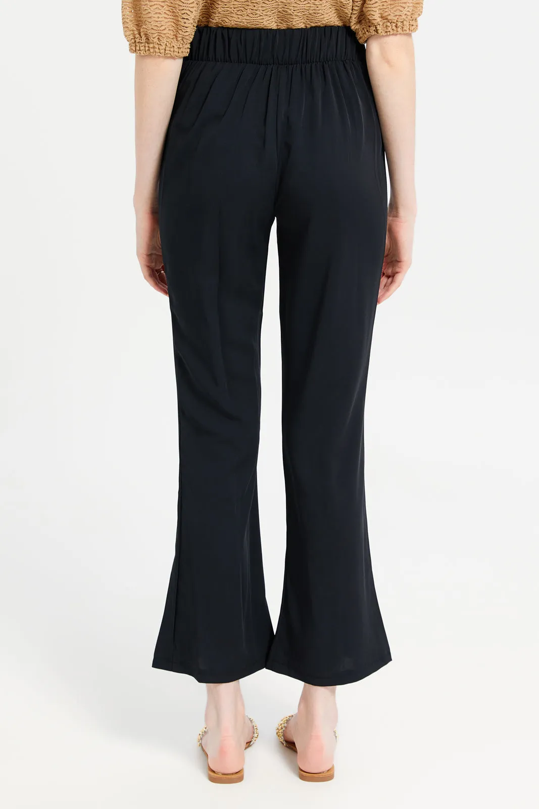 Women Ivory Casual Trousers