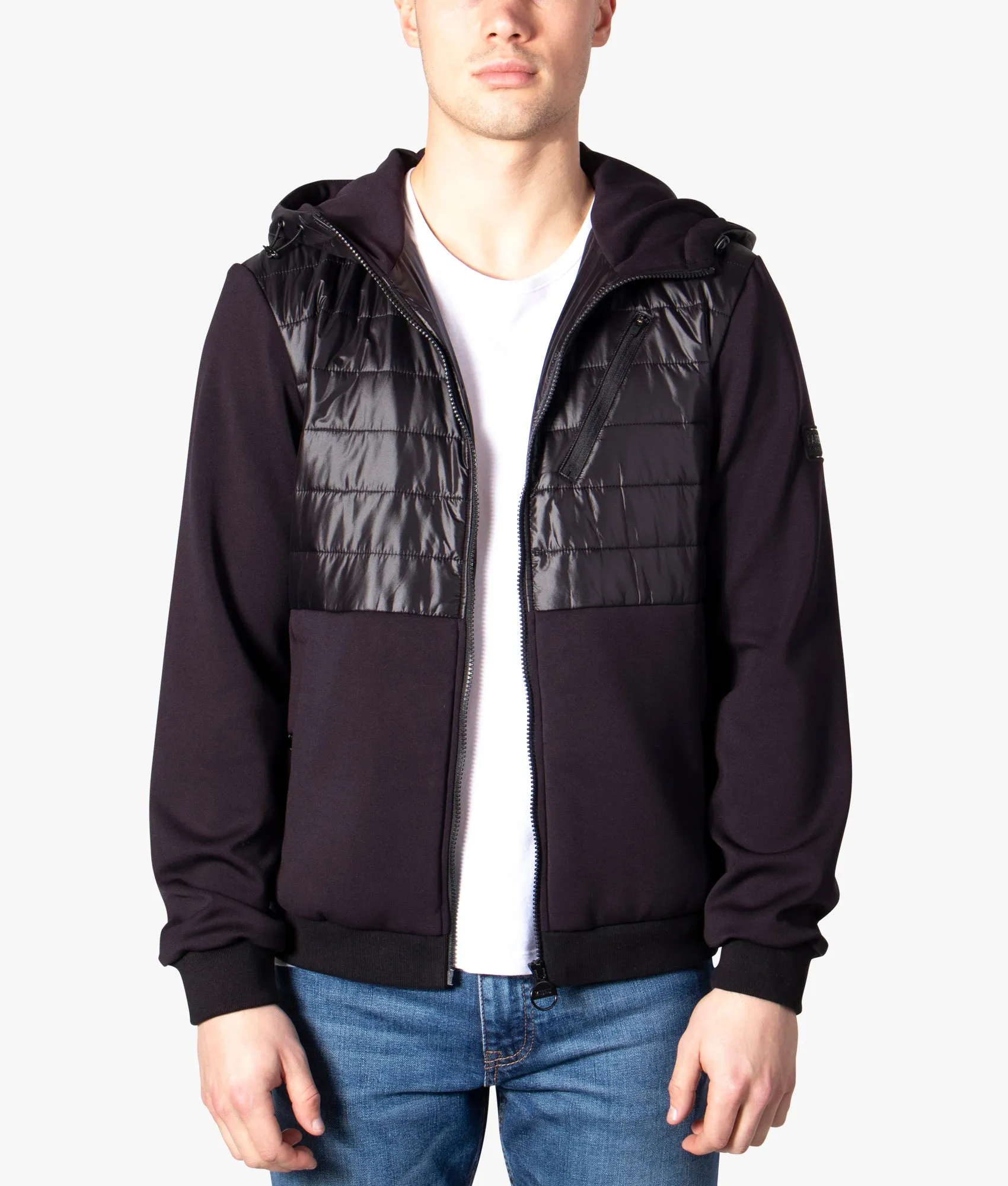 Zip Through Metric Hybrid Jacket